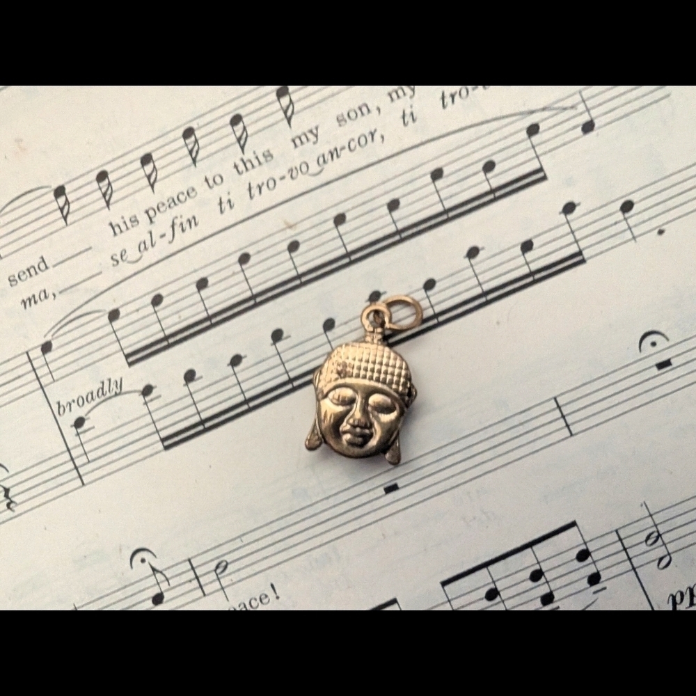 Goldtone Buddha Pendant Charm